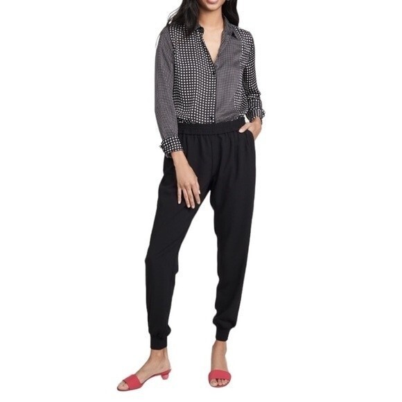 Joie Mariner Joggers Pants Pull On Pockets High Rise Athleisure Comfy Activewear - Picture 15 of 15